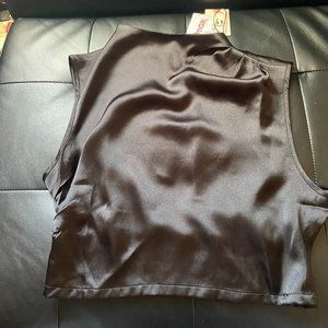 Sincerely Jules Silk Crop Top